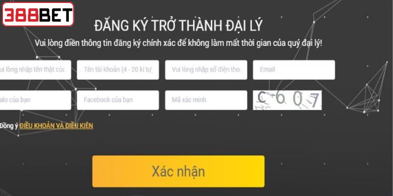 Hướng dẫn cụ thể các bước đăng ký để làm đại lý 388BET